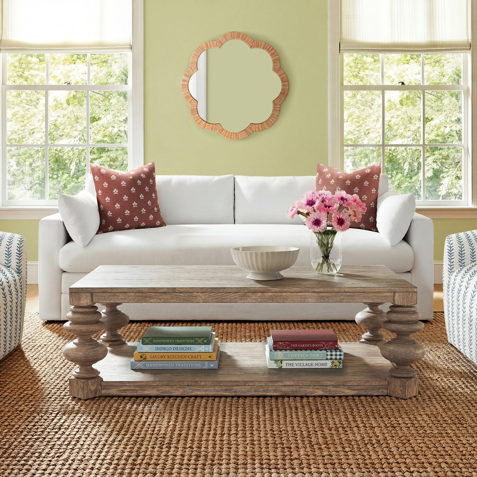 Meliah Solid Wood Coffee Table