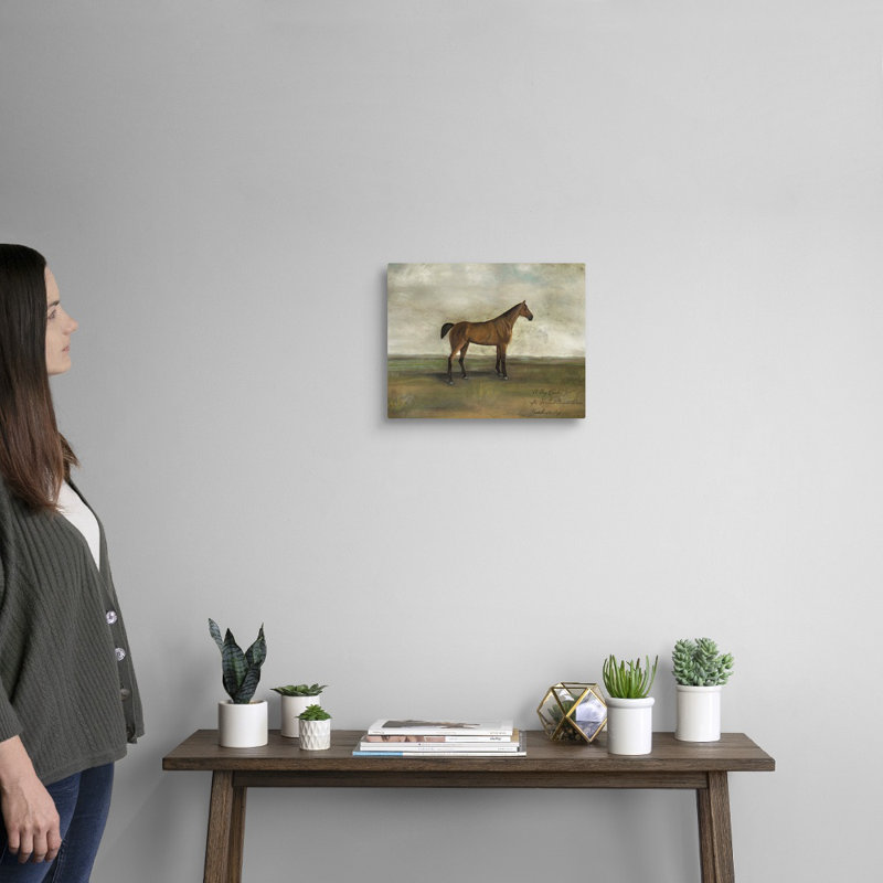A Bay Hunter, art mural sur toile, H 11 po x l 14 po x P 1 po, Toile tendue
