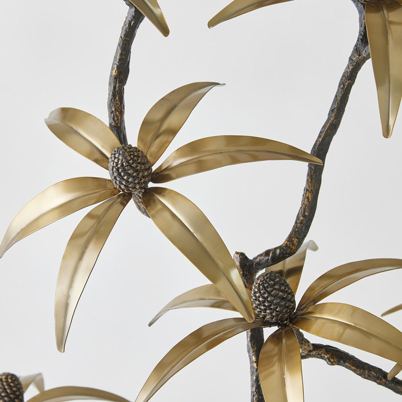 Sculpture Susan aux yeux noirs - bronze / laiton