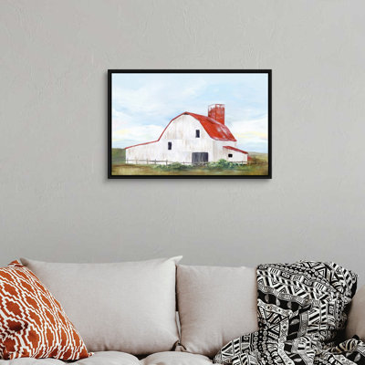" Red Barn II " Acrylic Painting