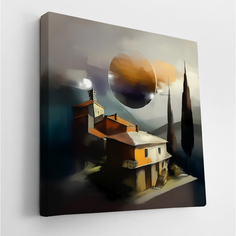 Sunset In Tuscany, 24" H x 24" W