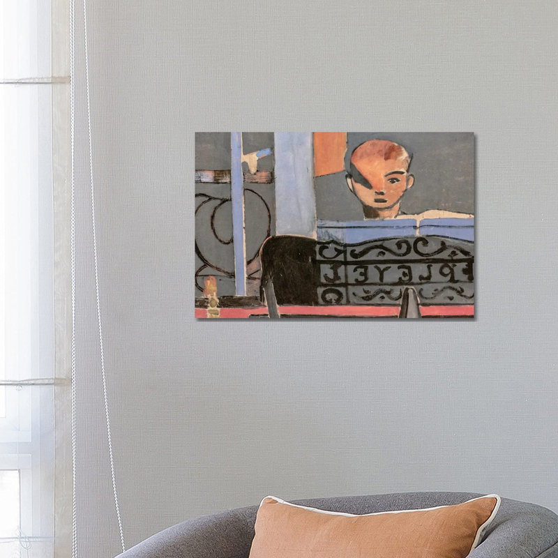The Piano Lesson by Henri Matisse - Wrapped Canvas Print