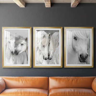 Affection I  -Custom Framed  Premium Print W Matt - 3 Pieces