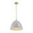 Asay 1 - Light Brushed Gold Dome Pendant-988093642