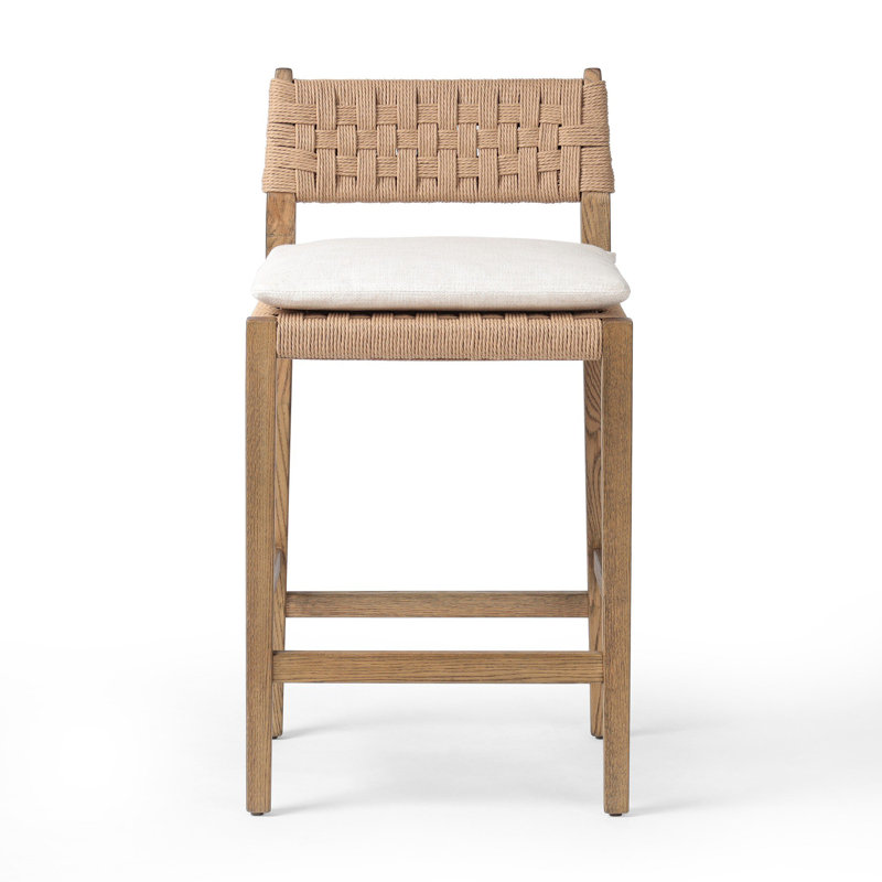 Hamlin Stool With Cushion-Dover Crescent-Counter, Counter Stool (26" Seat Height)