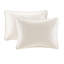Couvre-lit double réversible en tissu crème, rembourrage confortable, motif à coutures classiques, rembourrage en coton doux pour la chambre à coucher, design, traité pour l'hygiène