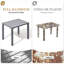 Table d'appoint rectangulaire en aluminium-907549594