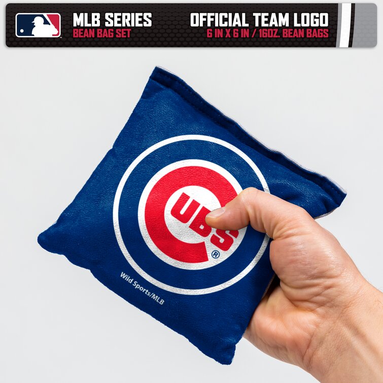 2'x 4' Wood Cornhole Set - Mil Wild Sports MLB Team: Chicago Cubs