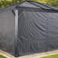 Rideaux gris Sojag pour abri de jardin en polyester 8 pi x 8 pi Ventura