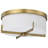 Roselle - 15 Inch Flush Mount with White Glass-100784895
