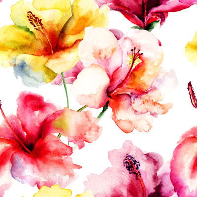 " Lily Flowers " by Ateli Painting Print