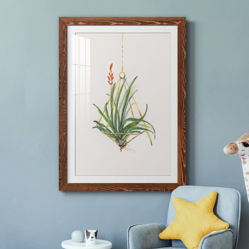 Gardenaire I - Peinture encadrée, Érable, H 44 po x l 31 po x P 1 po