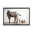 Dark Rustic Wood Floater Framed selected