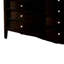 Blair espresso 8 tiroirs 64 po Commode large