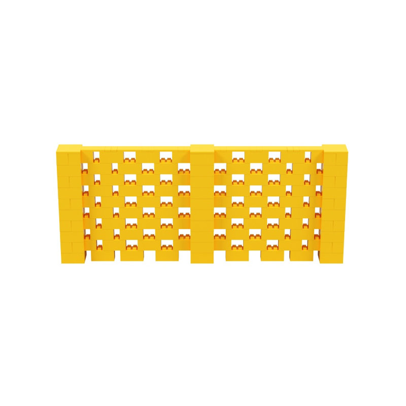 Ensemble mural Everblock, Jaune, H 60 po x l 144 po x P 12 po