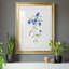«Blue Blossom Botanical II» - peinture encadrée-603767723-603767725