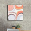  «Fluid Rings 2» par Annie Warren, art mural sur toile, 18 po x 18 po