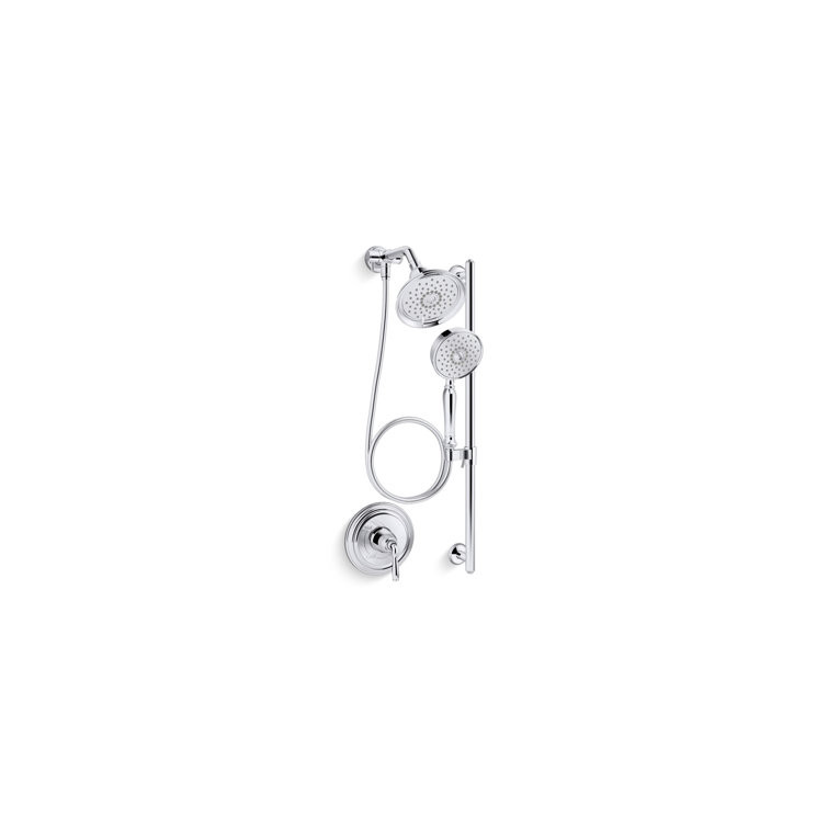 Bancroft Essentials Performance Showering Package, 2.5 Gpm, Polished Chrome