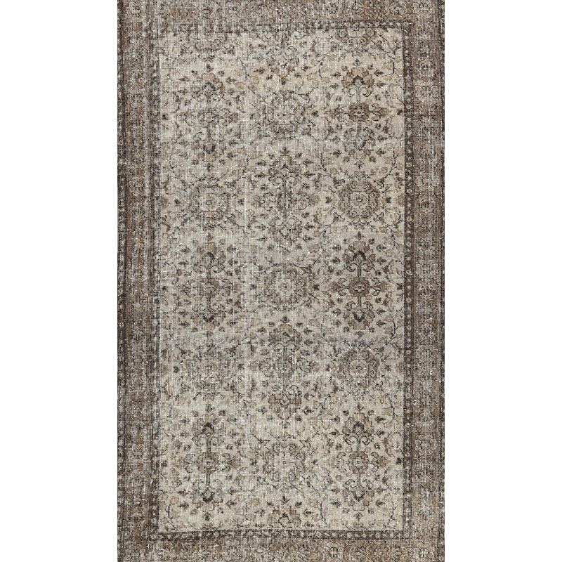 Tapis contemporain brun clair, Rectangle 5 pi x 7 pi