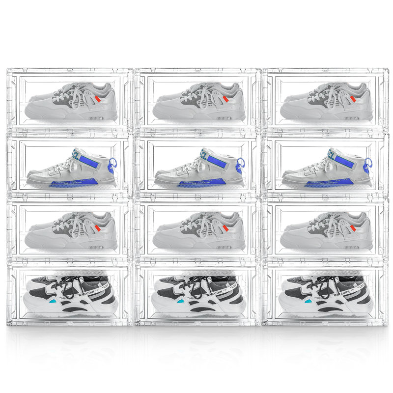 3 Pair Stackable Shoe Storage Box