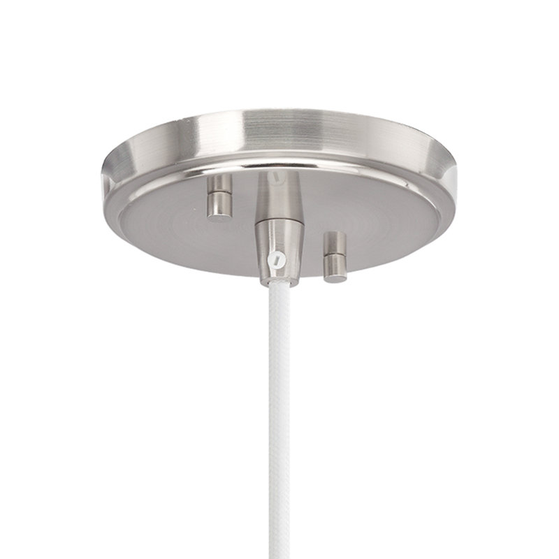 Luminaire sphère suspendu 1 lumières simple Castiel, H 67,5 po x l 4,5 po x P 4,5 po