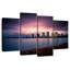 Sirecc Honolulu, coucher de soleil mauve, horizon
