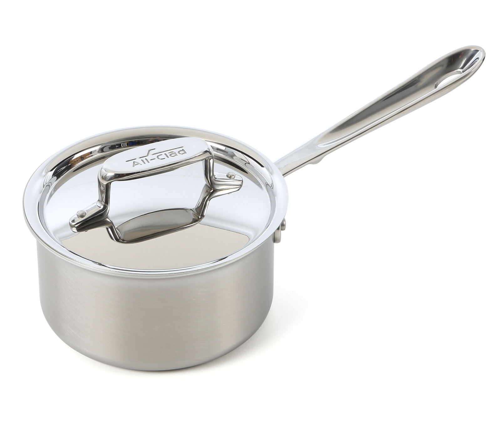 All-Clad D5 Stainless® Brushed Saucepan with Lid, 2 Qt.