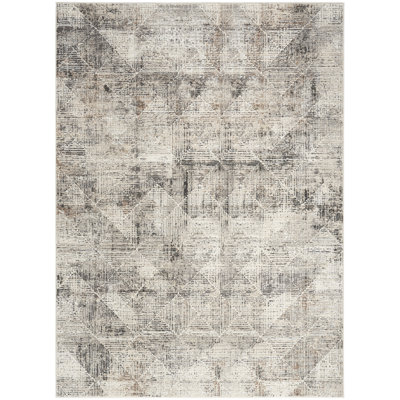 Ivaline Diamond Multicolor Sustainable Woven Area Rug