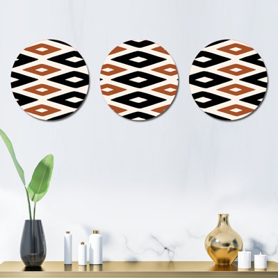 Abstract Wall Decor on Metal