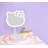 Hello Kitty Tabletop Mount LED Rechargeable Makeup Mirror with 360 Degree Rotation and Touch Sensor