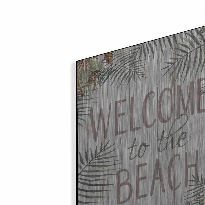 «Welcome To The Beach» par Cindy Jacobs, H 16 po x l 12 po