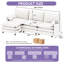Canapé modulaire en velours 108 po à 3 places avec repose-pieds profond et repose-pieds l 108 po-1667222232