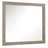 Kulv 2Pc Dresser And Mirror Set, 6 Drawers W Handles, Vintage Gray