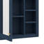 Armoire à pharmacie murale moderne 30 po x 28 po avec miroir et 3 tablettes ouvertes-1472020711