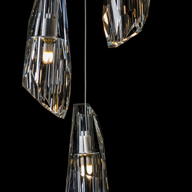 Luma 5 - Light Pendant, White, Standard: 16" - 80"