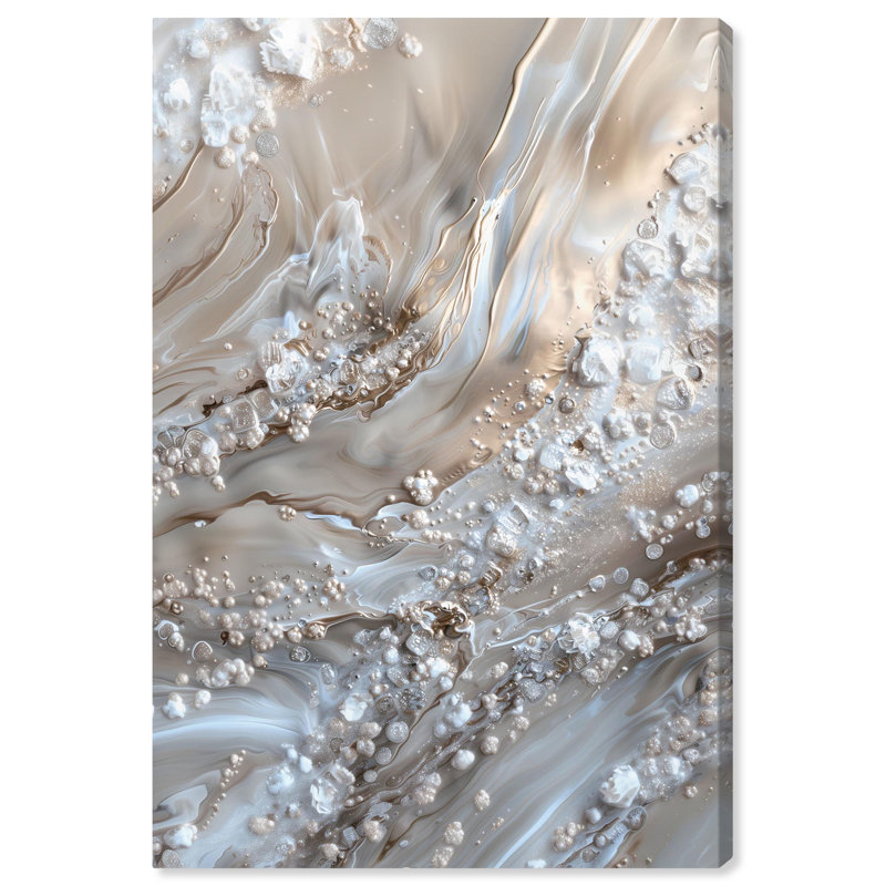 «Effervescent Earth II Canvas Elegant Abstracts» par Art Remedy, H 54 po x l 36 po, Toile tendue avec châssis
