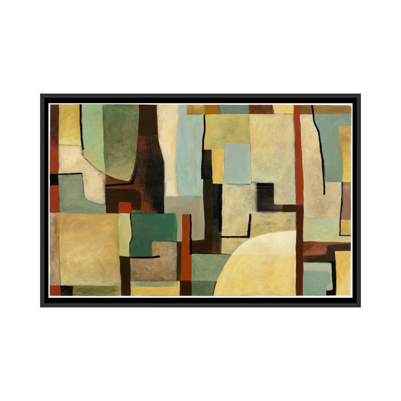 "i93" par pablo esteban, reproduction d’art sur toile, Toile avec cadre noir, Pas de tapis, H 32 po x l 48 po x P 1,5 po