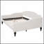 Lit de jour rembourré capitonné avec tissu en lin durable et design à oreilles élégant pour des espaces de vie polyvalents