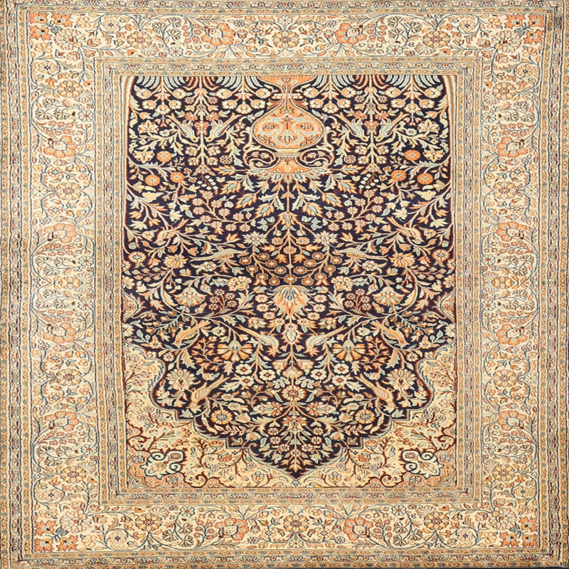 Wormald Oriental Indoor Rug, Square 4'