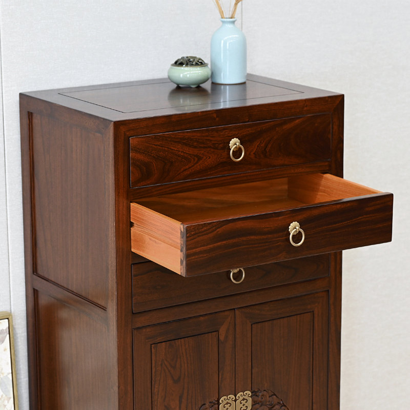 New Chinese style retro small shoe cabinet
