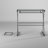 Sarisha Glass Desk with Keyboard Tray-2104835710