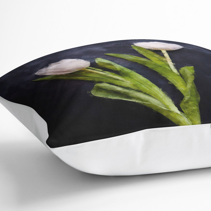 Square Throw Cushion, White, 55cm H x 55cm W x 20cm D