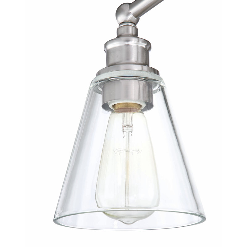 Ashod 3-Light Dimmable Silver Vanity Light