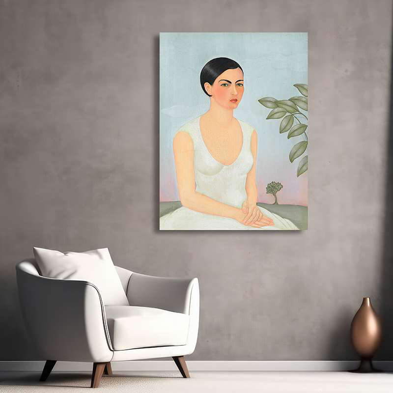 Portrait Of Cristina, My Sister by Frida Kahlo - Wrapped Canvas Print, 70 cm H x 50 cm W