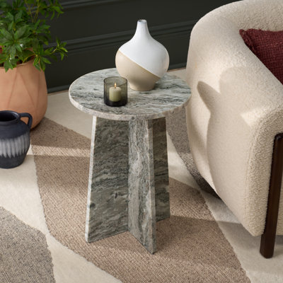 Mariabelle Marble Side Table