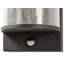 Makinly Black 35cm H Integrated LED Frosted Glass Outdoor Flush Mount