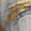 Or et bleu Vibrant Spirals IV - Rideau moderne - Velours obscurcissant - 1 panneau-107826537