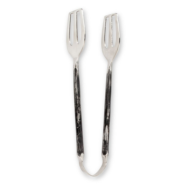 Fai Stainless Steel Salad / Serving Tongs, Black