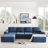 110*72" Modular U Shaped Sectional Sofa