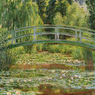"Le Pont japonais, Giverny" par Claude Monet - reproduction d'art sur toile tendue